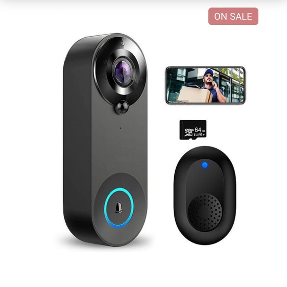 1080P Wireless WiFi Video Doorbell with Camera - Picture 1 of 5